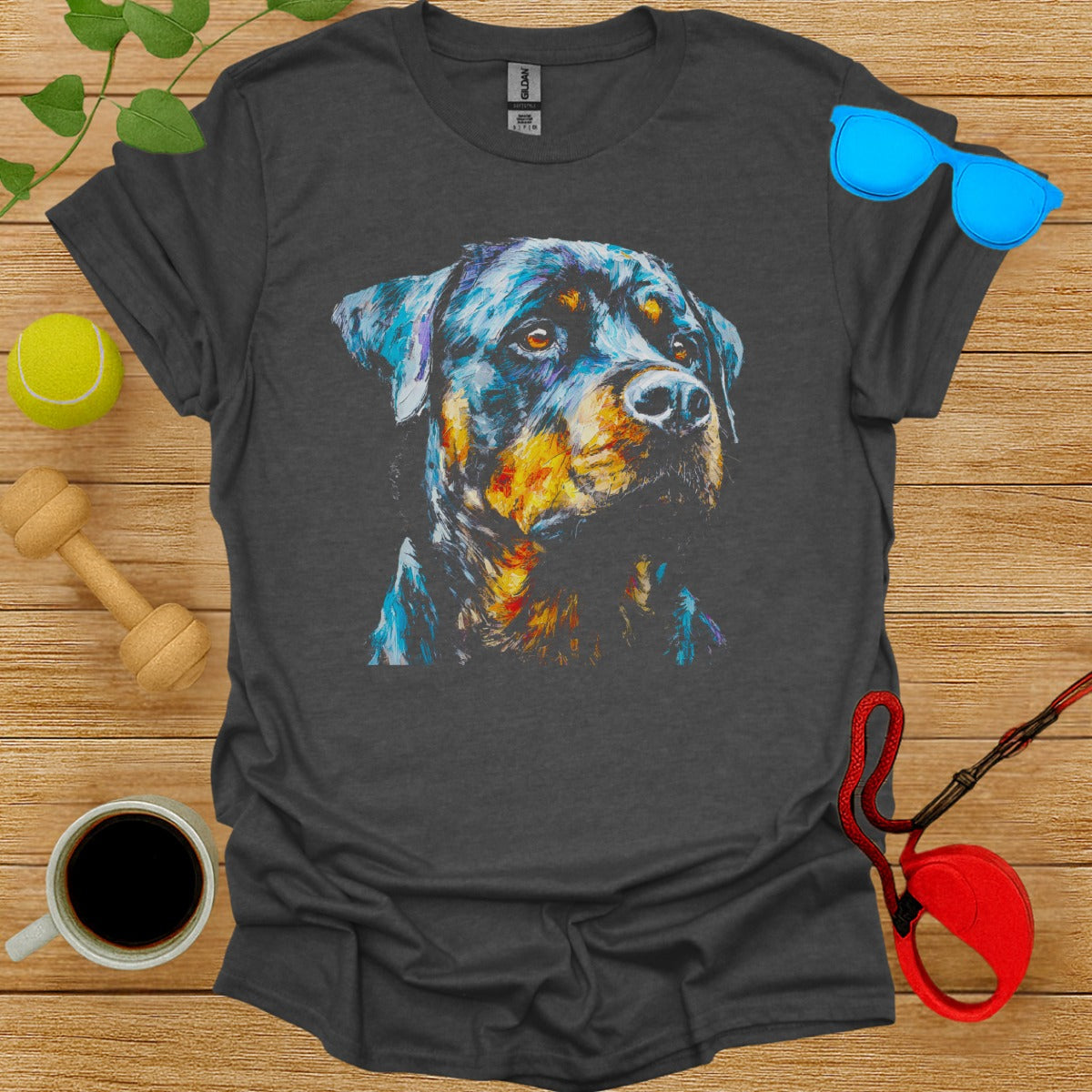 Rottweiler Graphic Print Dog Lover Apparel Accessory