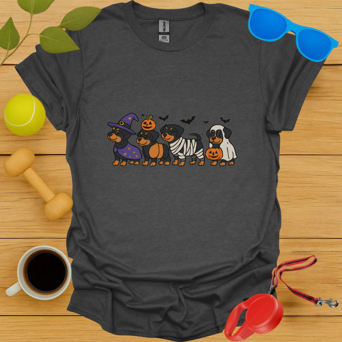 Halloween Dogs Costume Graphic Tee Shirt product type