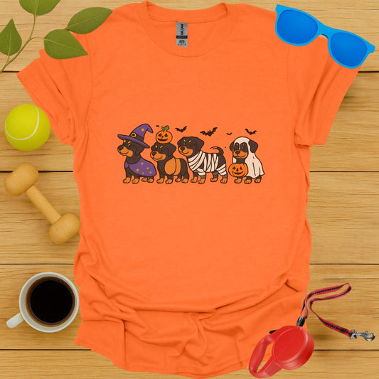 Halloween Themed Cute Dogs T shirt for Festive Product