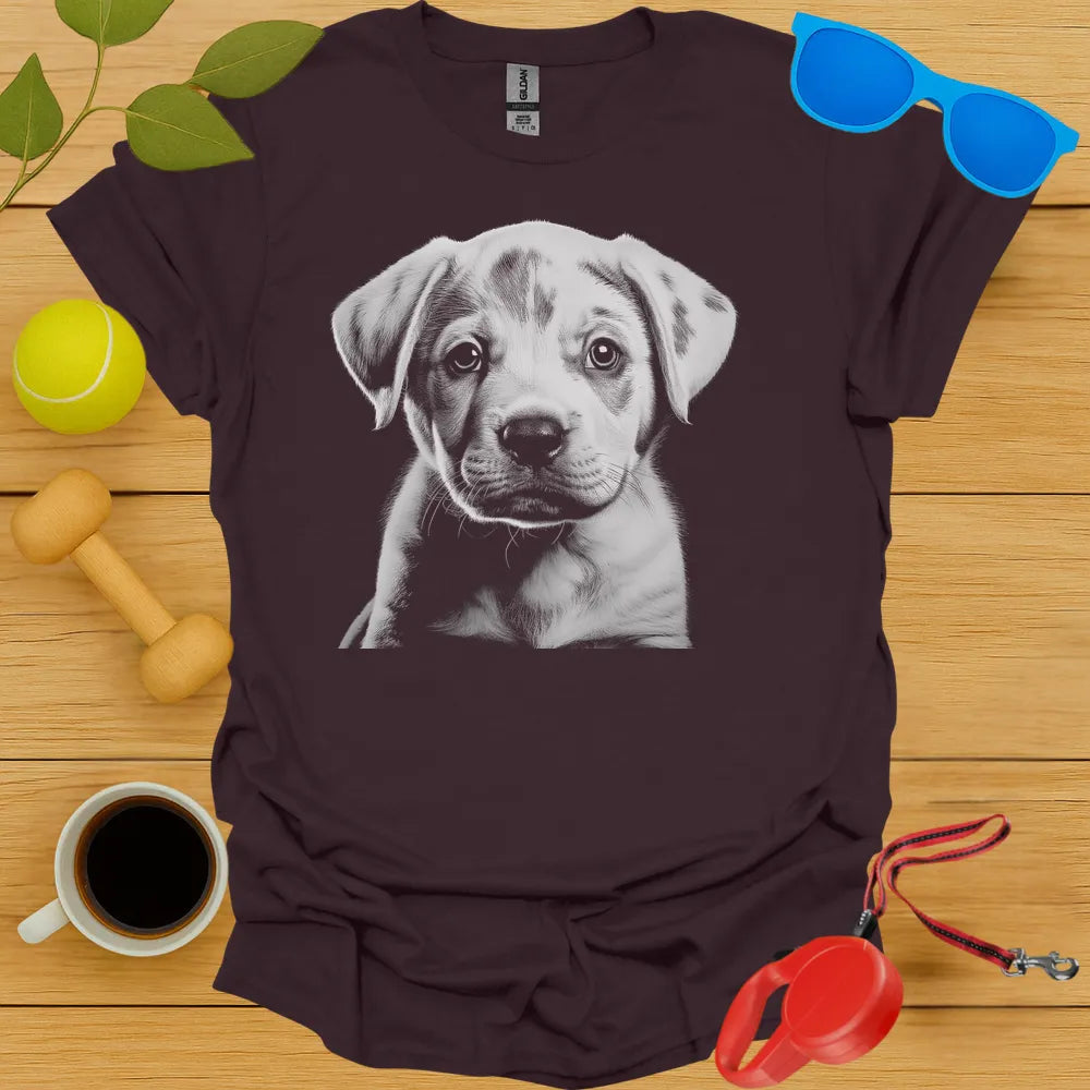 Rottweiler Puppy Portrait Tee