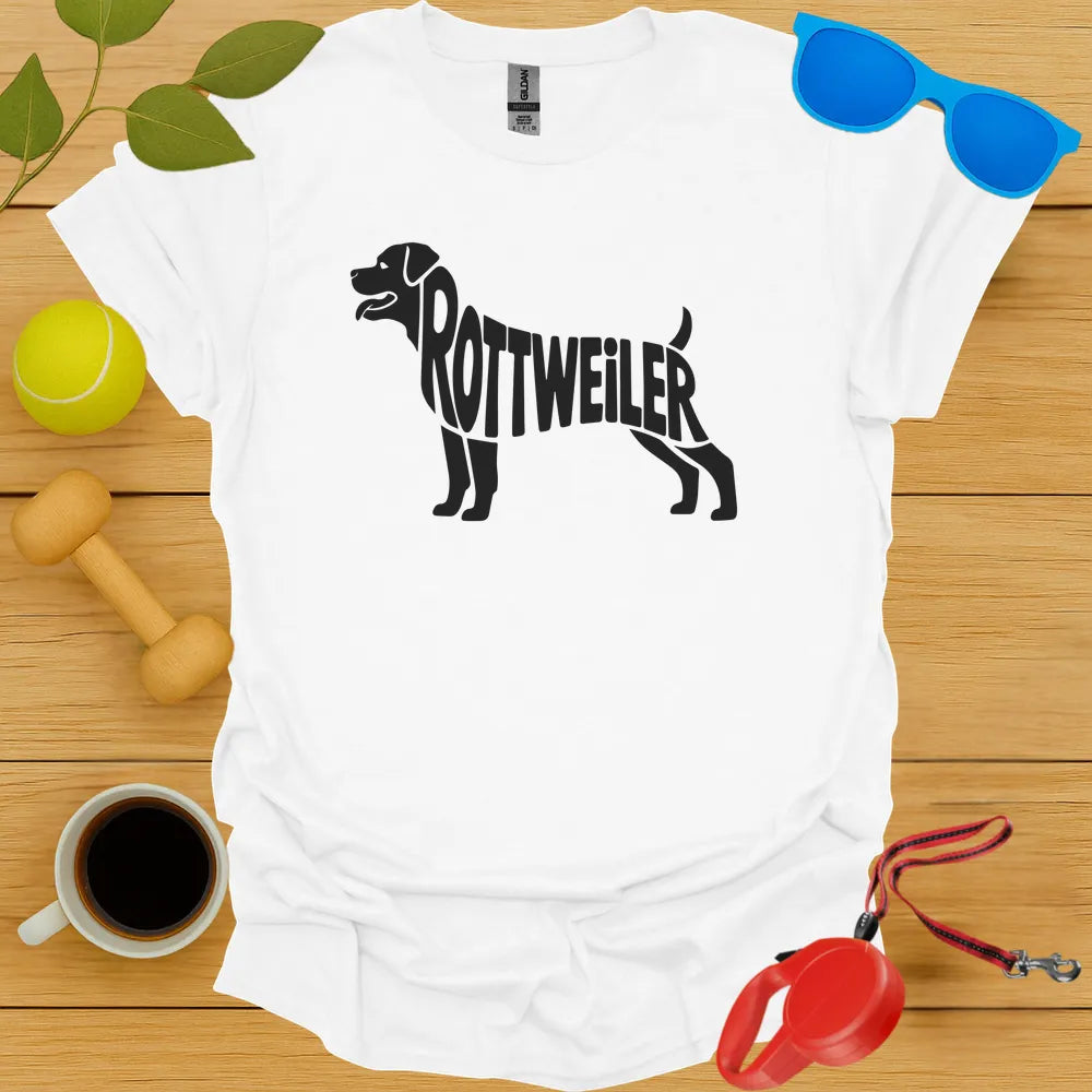 Rottweiler Typography Tee