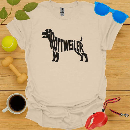 Rottweiler Typography Tee