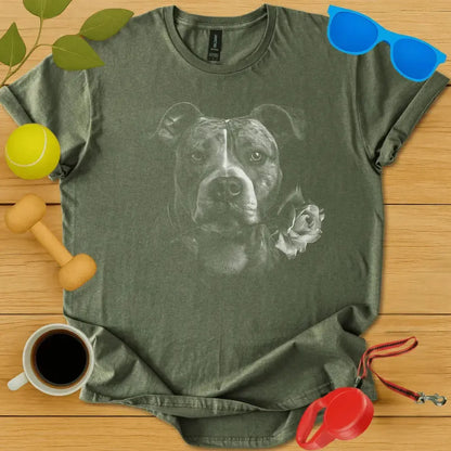 Staffordshire Terrier Portrait T-shirt