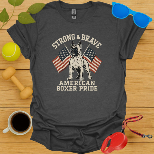Strong and Brave American Boxer Pride product type