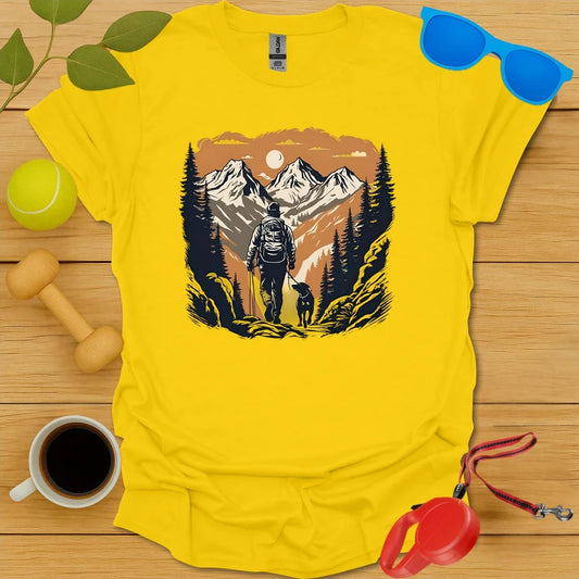 Sunset Trails | Hiking Adventure Dog Shirt - Daisy