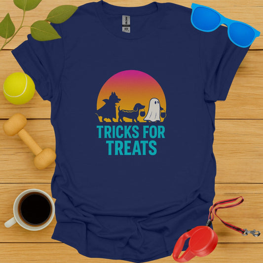 Tricks for Treats Halloween Theme T-Shirt product type