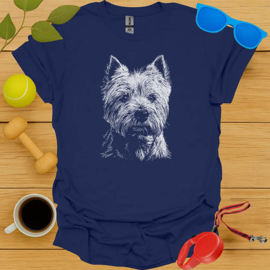 West Highland White Terrier Portrait Tee