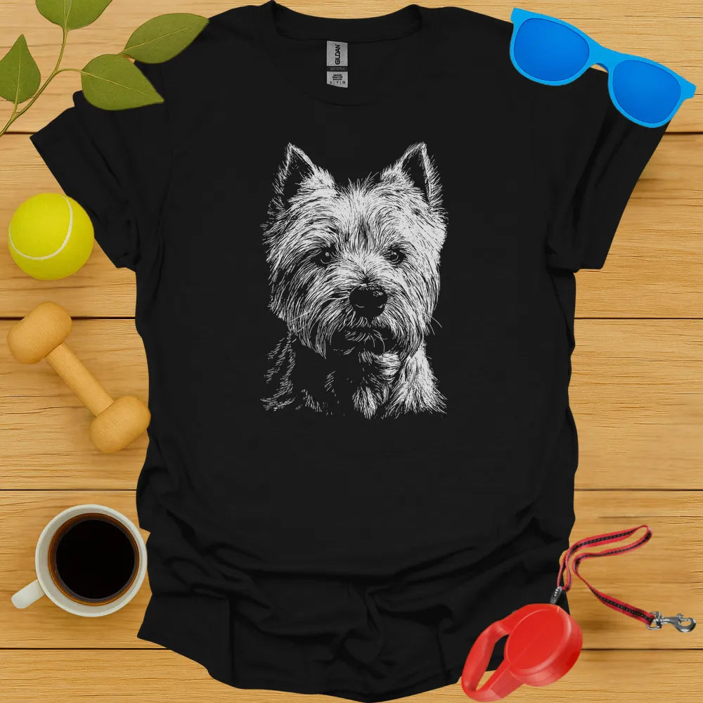 West Highland White Terrier Portrait Tee