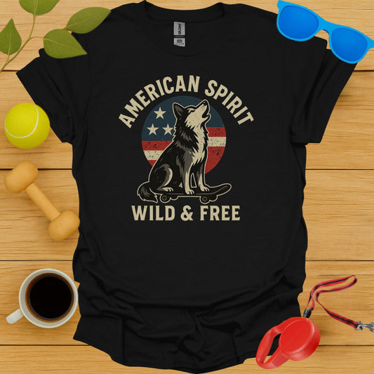 American Spirit Wild and Free graphic tee product