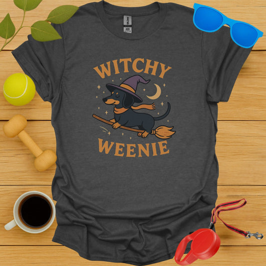 Witchy Weenie Shirt Halloween Dachshund Dog product
