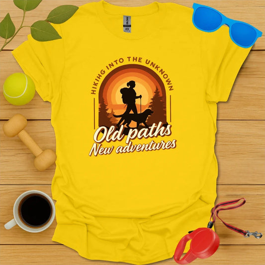 Women’s Hiking Shirt | Dog Lover Trail Adventure Tee - Daisy