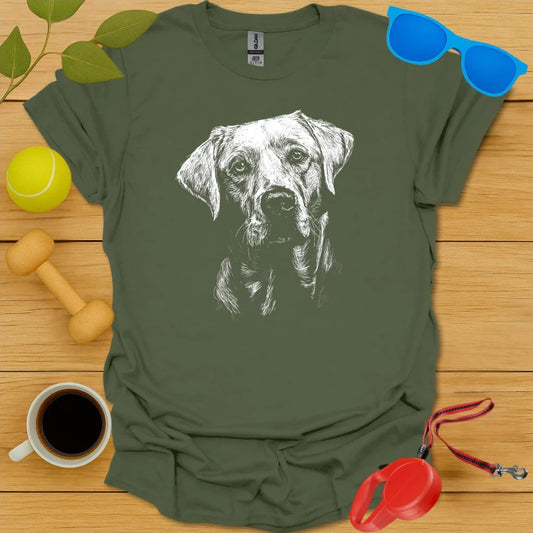 Yellow Lab Sketch T Shirt