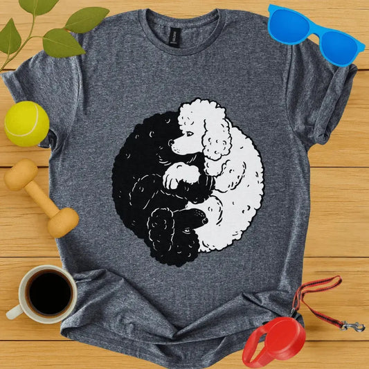 Yin Yang Poodles Tee