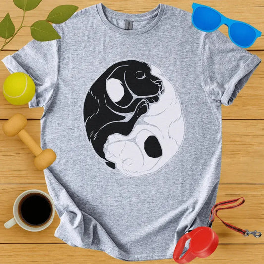 Yin and Yang Dogs T-Shirt