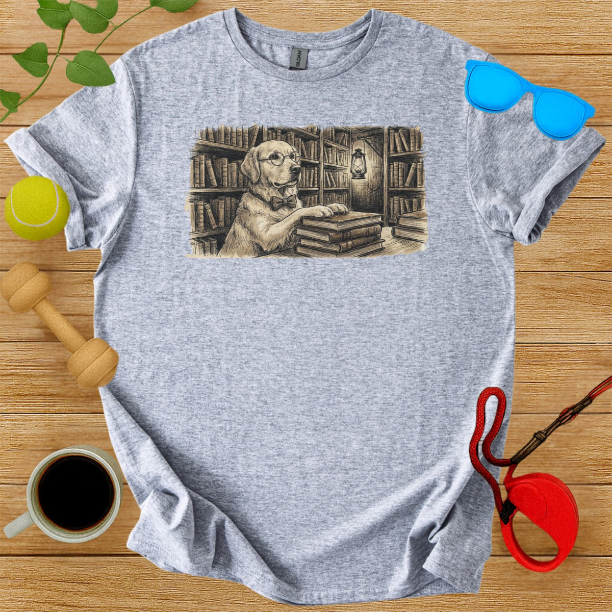 Scholarly Golden Tee-Critter Lane