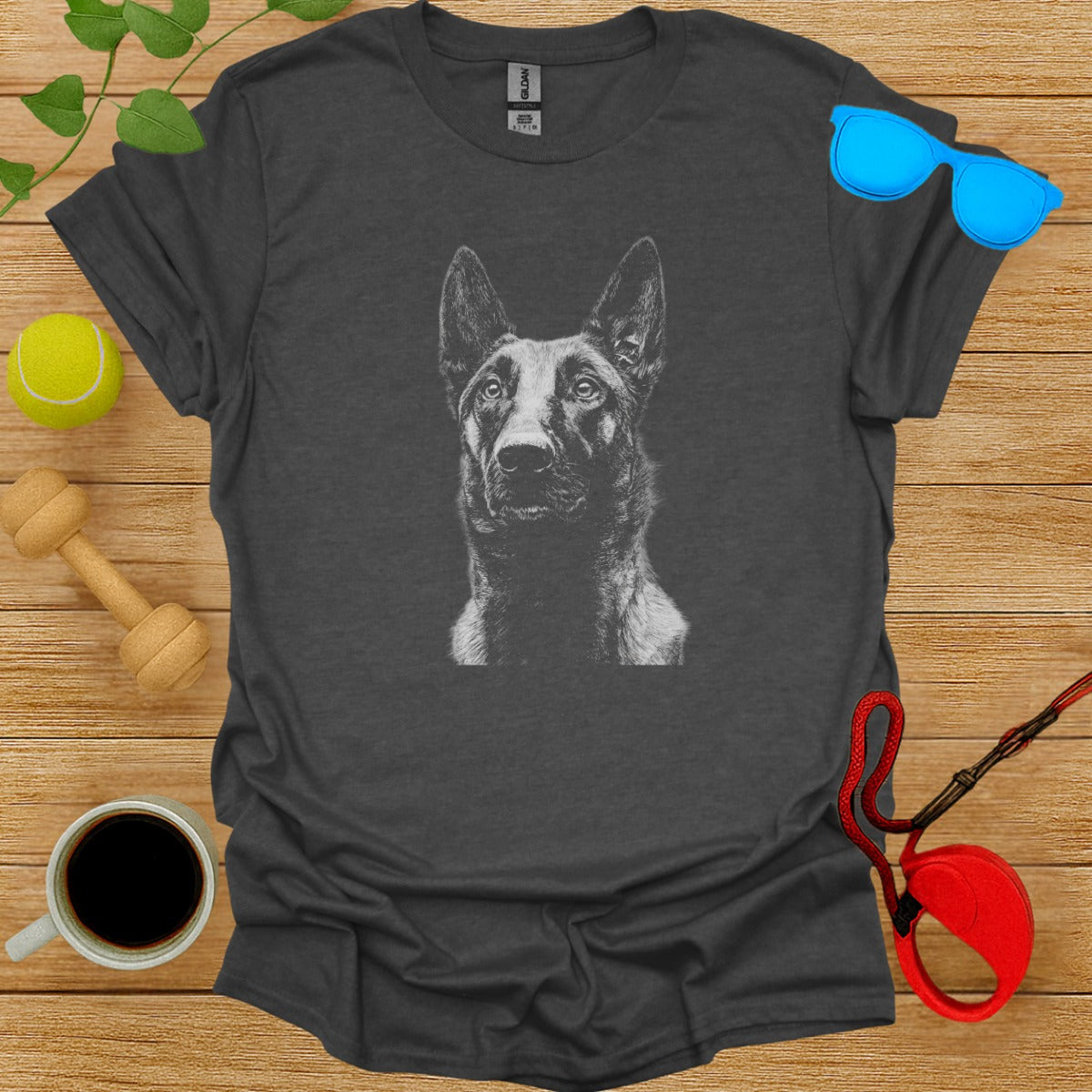 German Shepherd Graphic T-Shirt for Dog Lovers