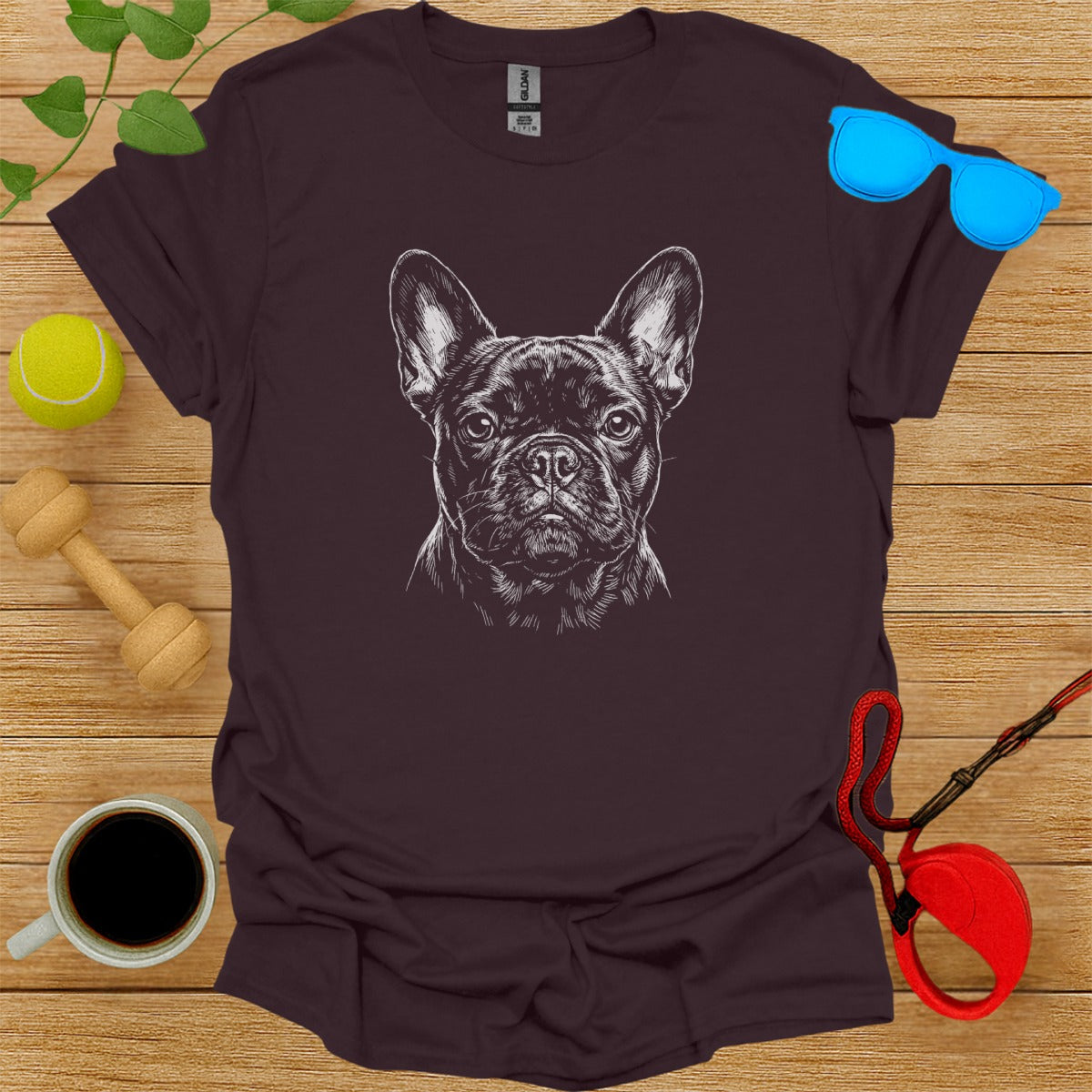 French Bulldog Graphic Design T-Shirt for Pet Lovers