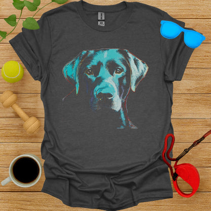 Vibrant Dog Print T-shirt for Casual Wear Pet Lovers