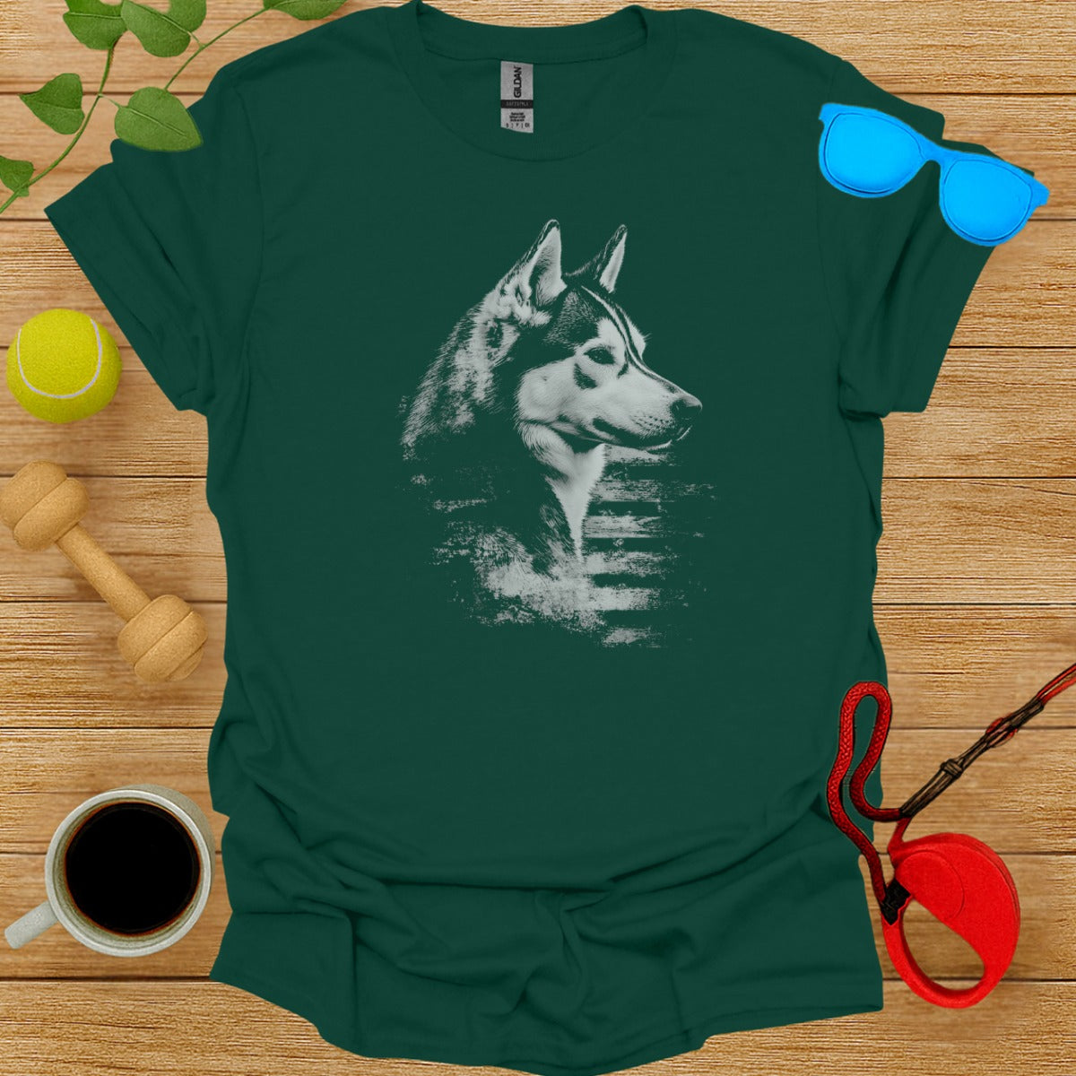 Majestic Husky Graphic T-Shirt Premium Collection