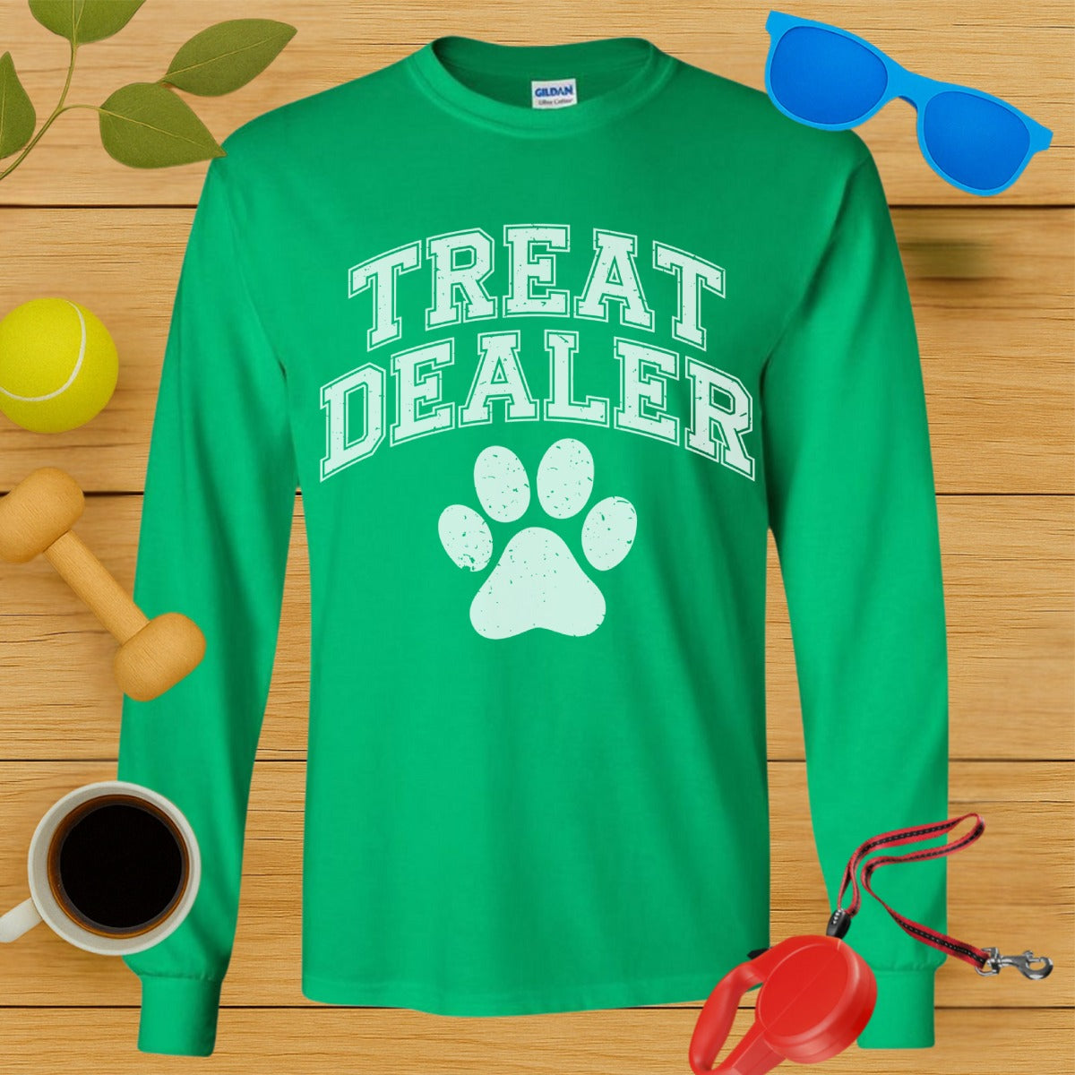 Treat Dealer Long Sleeve Shirt for Dog Lovers