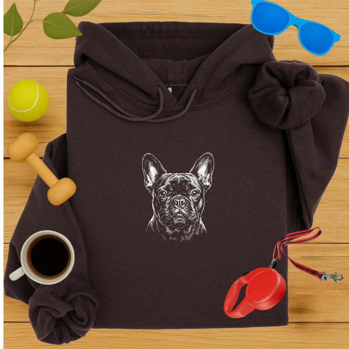 French Bulldog Graphic Hoodie for Dog Lovers
