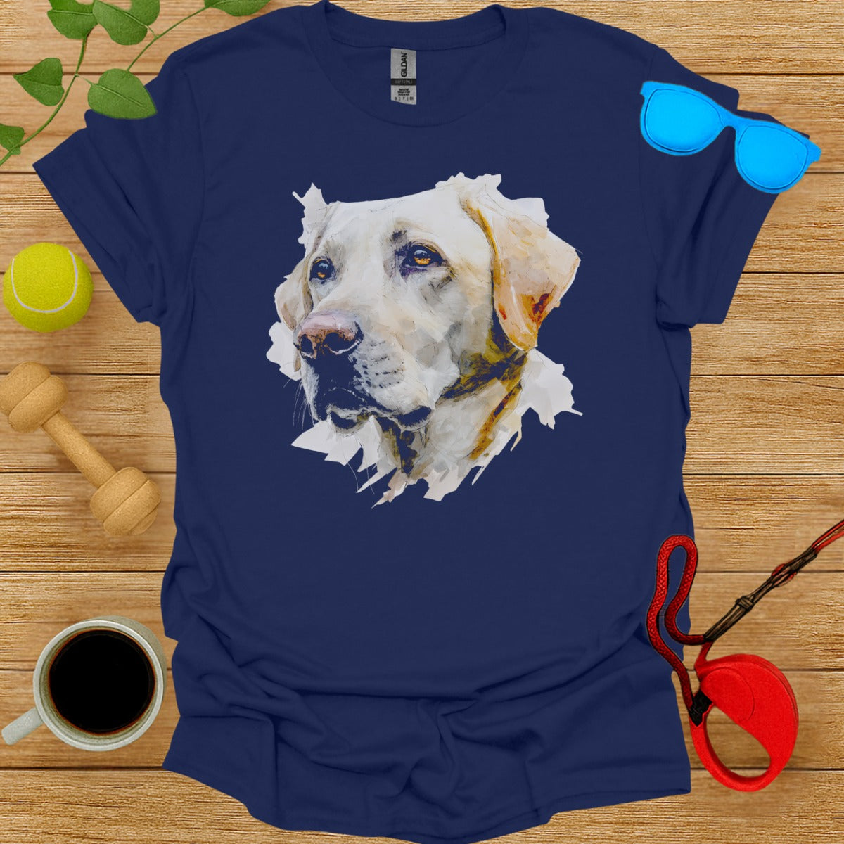 Realistic Lab Portrait Unisex Graphic Tee