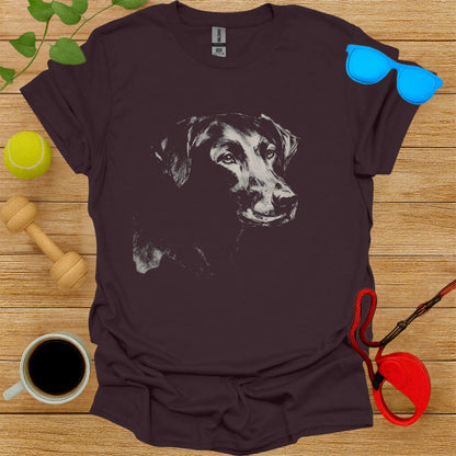 Artistic Labrador Retriever Graphic Tee