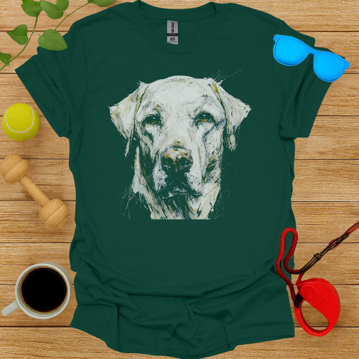 Abstract Dog Art Design Men's T-Shirt