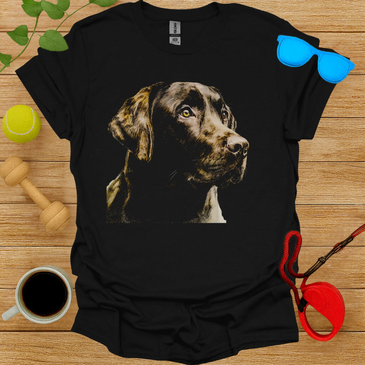Labrador Retriever Realistic Dog Art Shirt