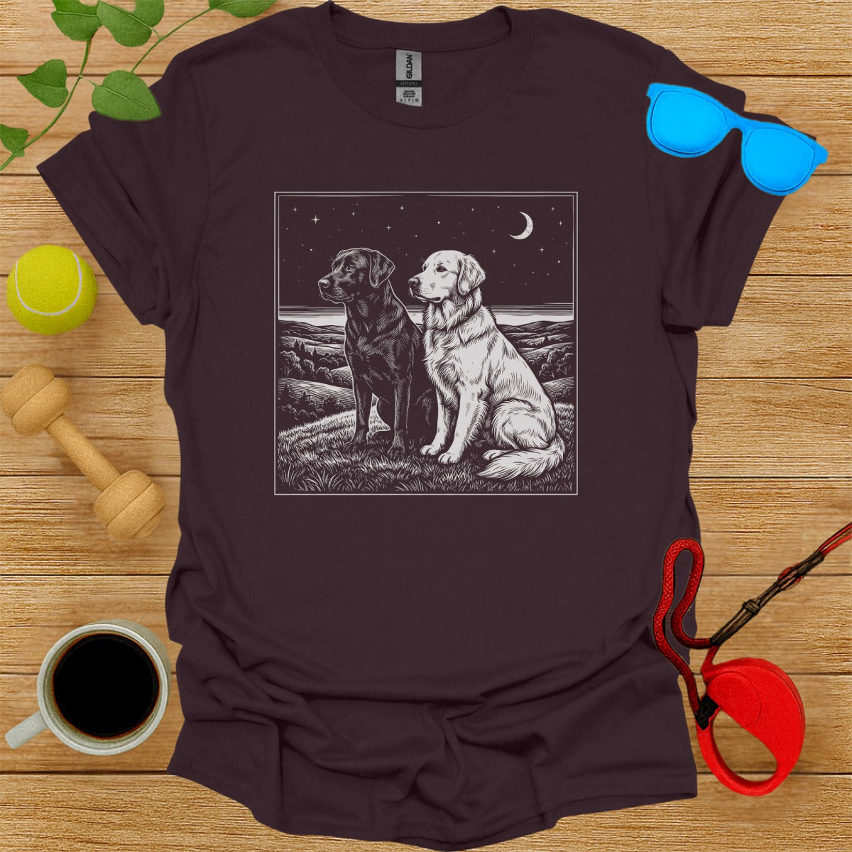 Charming Dog Design on a Soft and Stylish Shirt