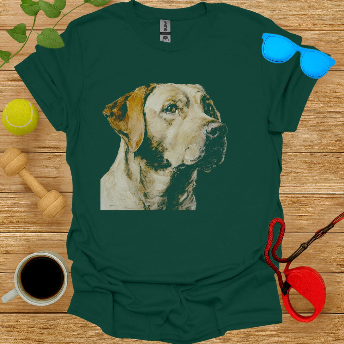 Labrador Retriever Dog Graphic T-Shirt Casual Wear