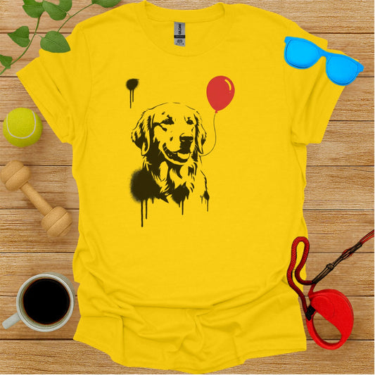 Banksy Labrador Baloon Tee-Critter Lane