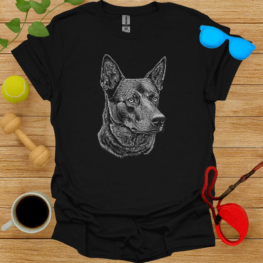 German Shepherd Dog Graphic Printed T-Shirt Product
