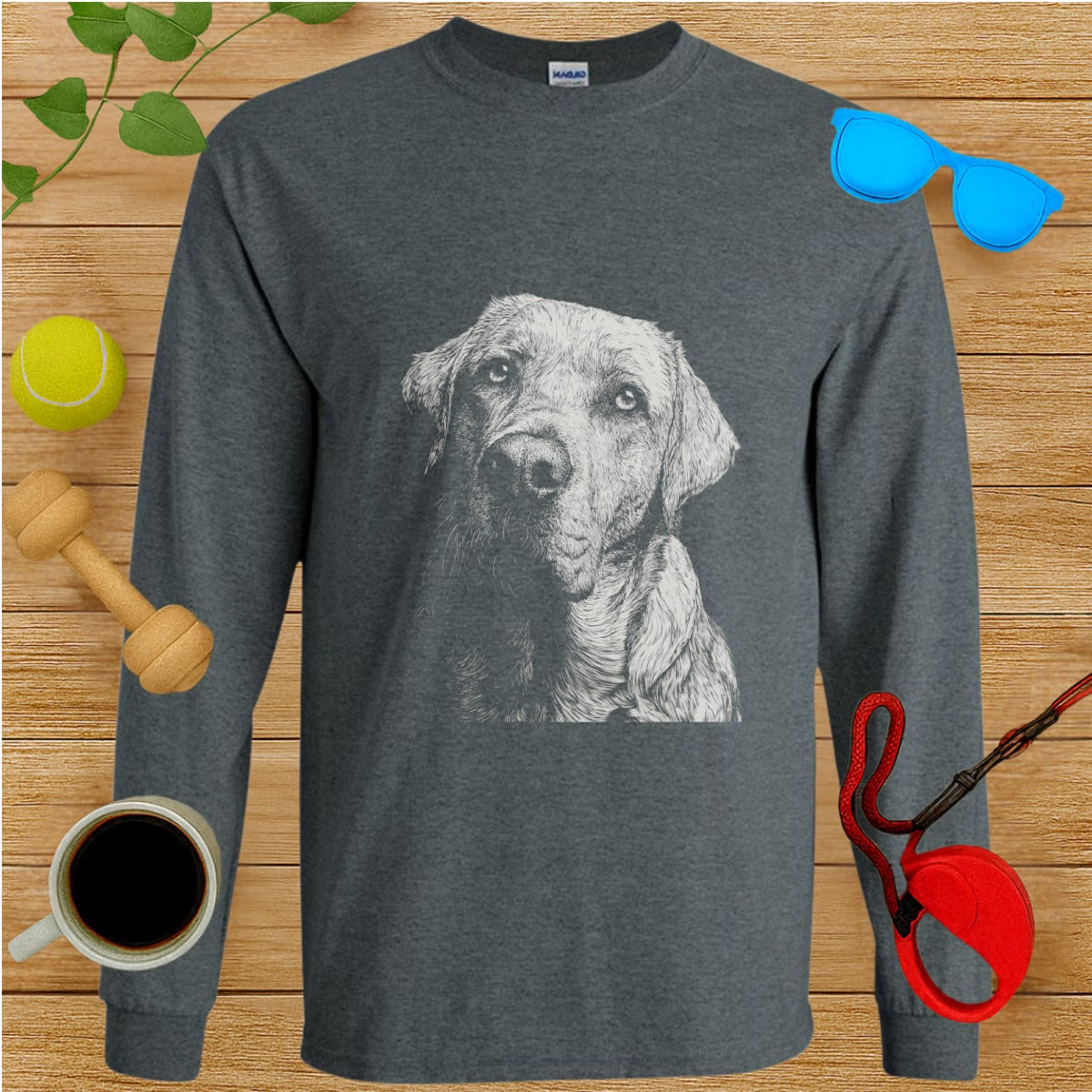 Dog Lover's Long Sleeve Shirt for Dog Enthusiasts