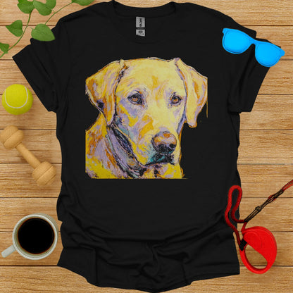 Colorful Labrador Retriever Graphic T-Shirt