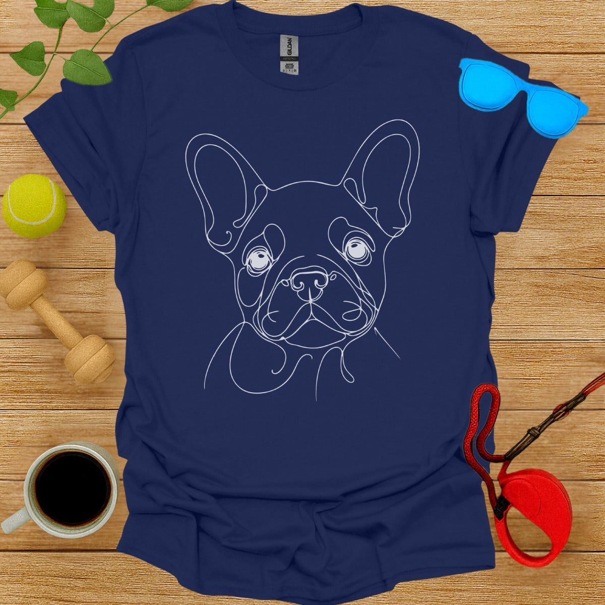 French Bulldog Sketch Design T-Shirt for Pet Lovers