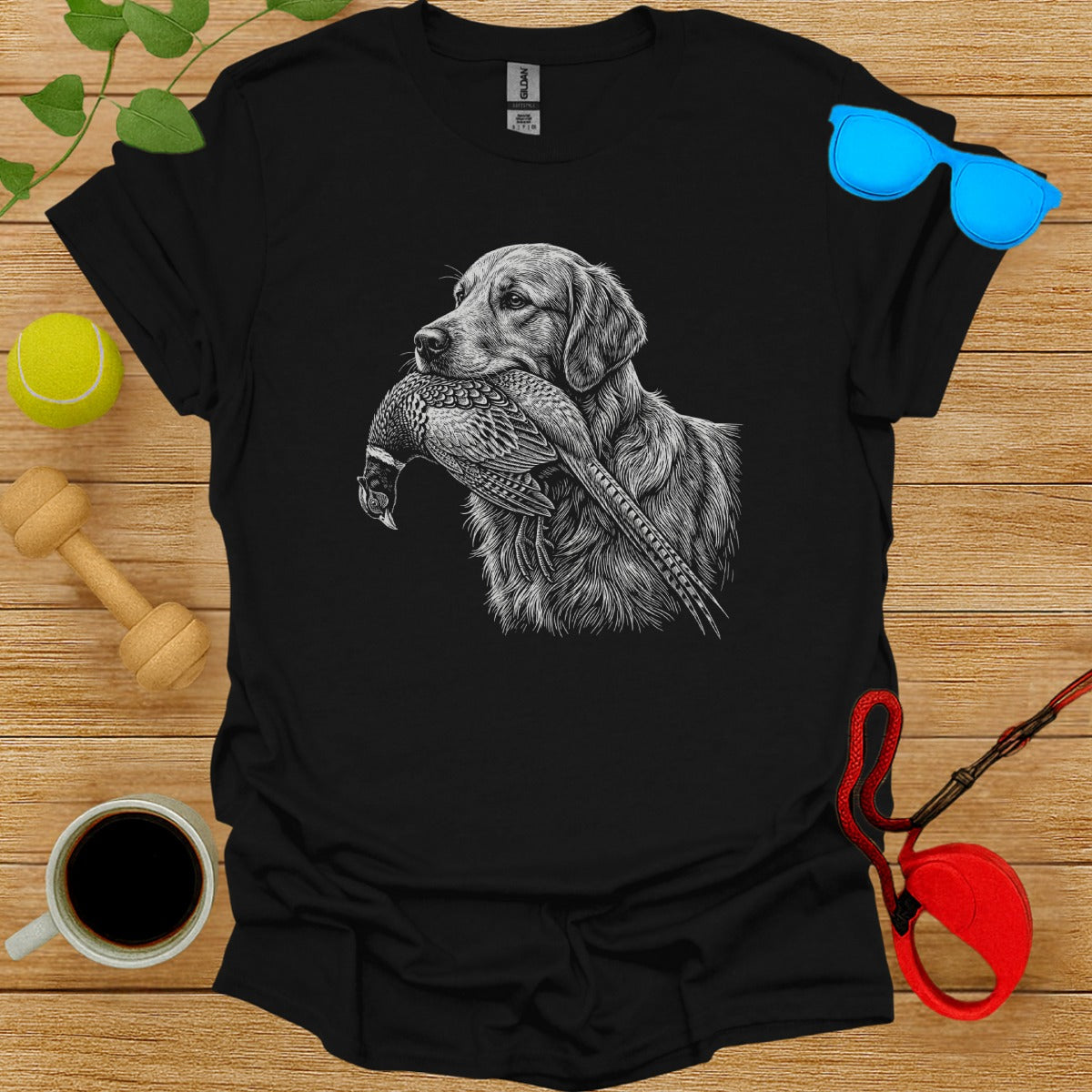Hunting Dog Graphic Tee for Animal Lovers