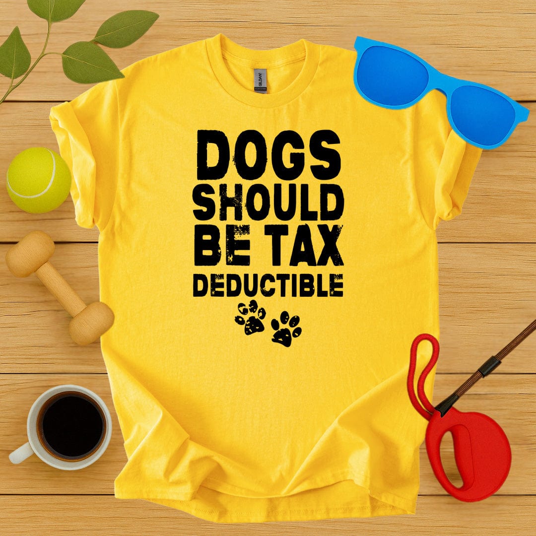 Printify T-Shirt Daisy / S Dogs Should Be Tax Deductible T-Shirt