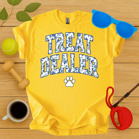 Printify T-Shirt Daisy / S Floral Treat Dealer T-Shirt
